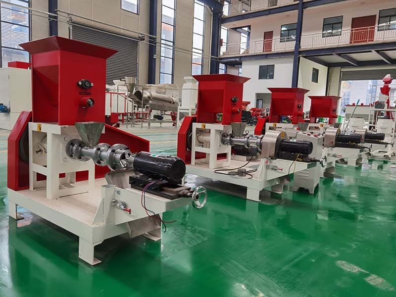 Brand new Trout feed pellet extruder in South Korea